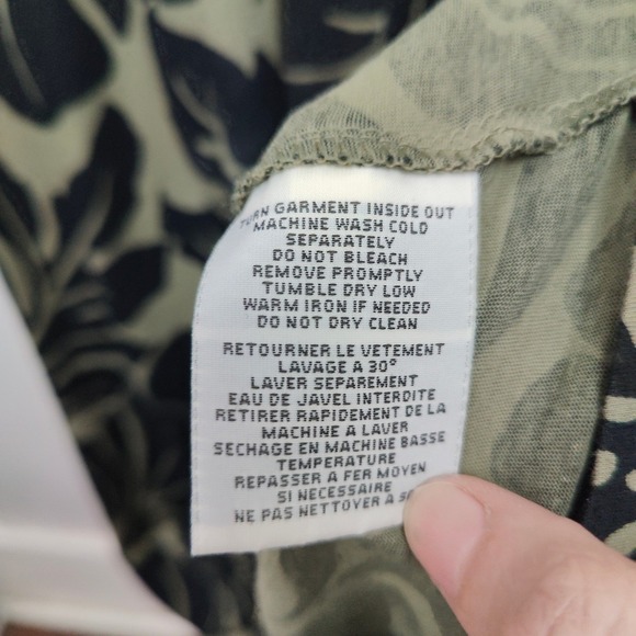 Denim & Supply Ralph Lauren Maxi Tank Dress Womens Small Black Green Floral Boho - Picture 6 of 8